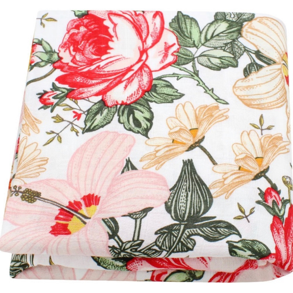 Organic Cotton & Bamboo Baby Swaddle Blanket